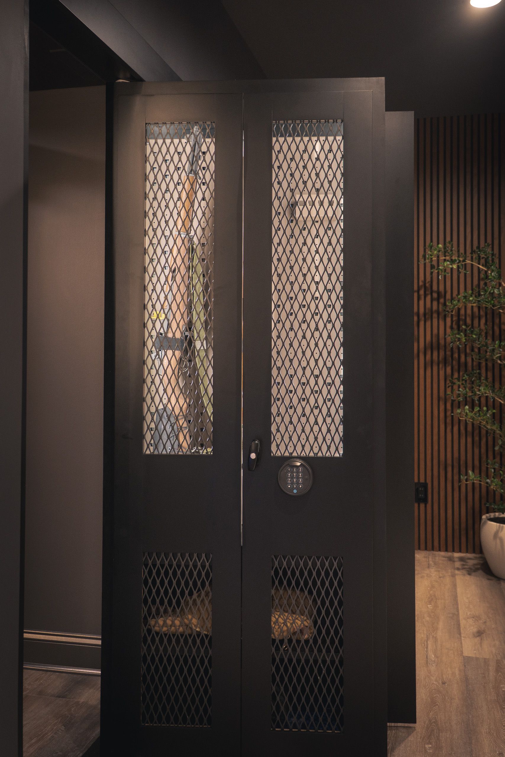 Back of the hidden door