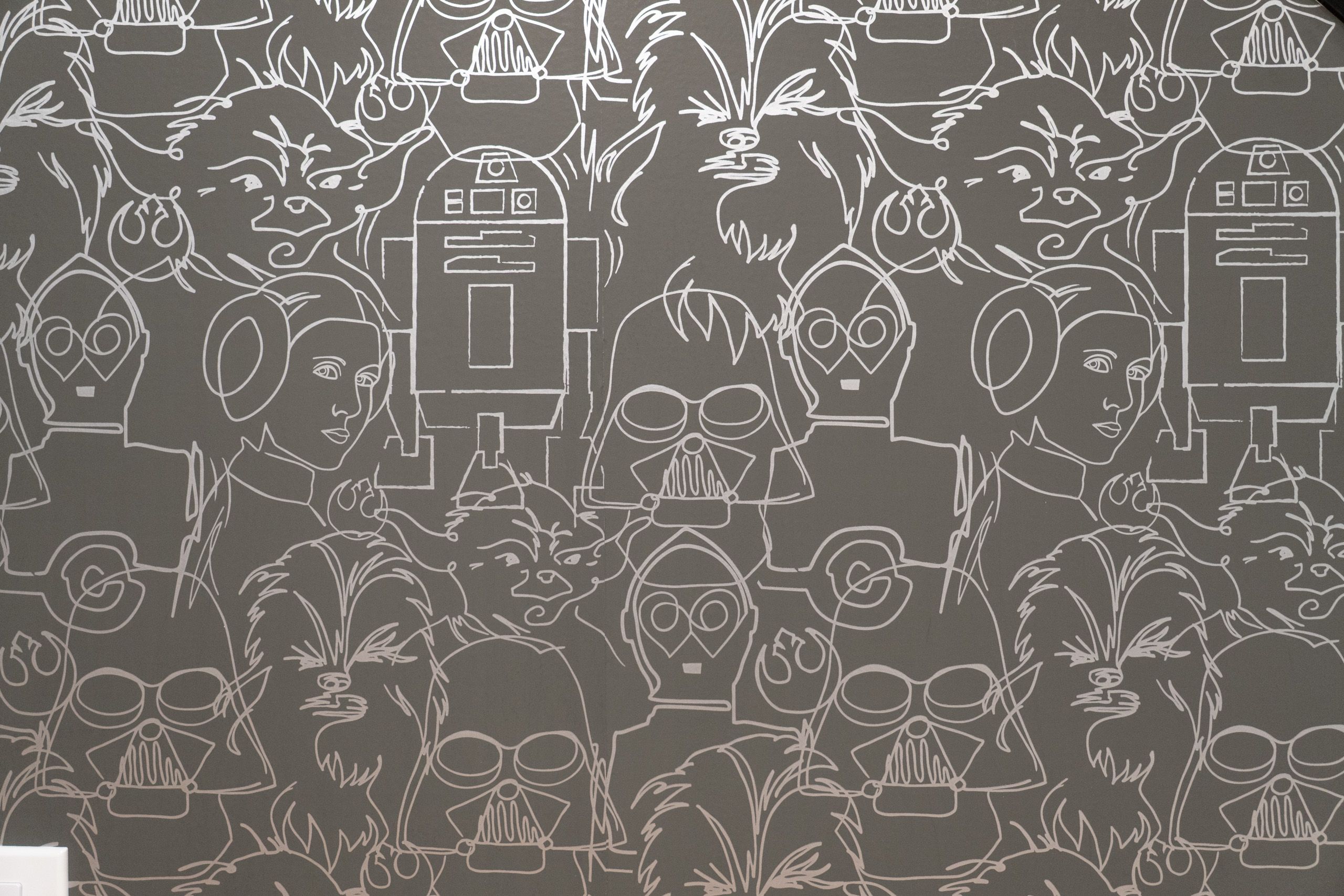 Star Wars themed wall paper