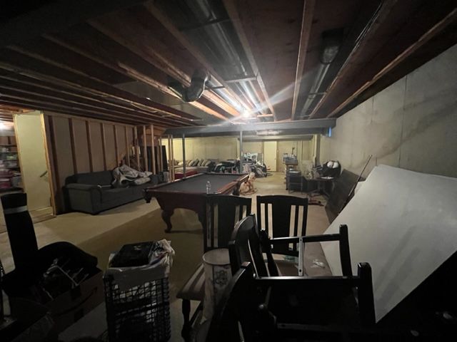 basement before it was finished