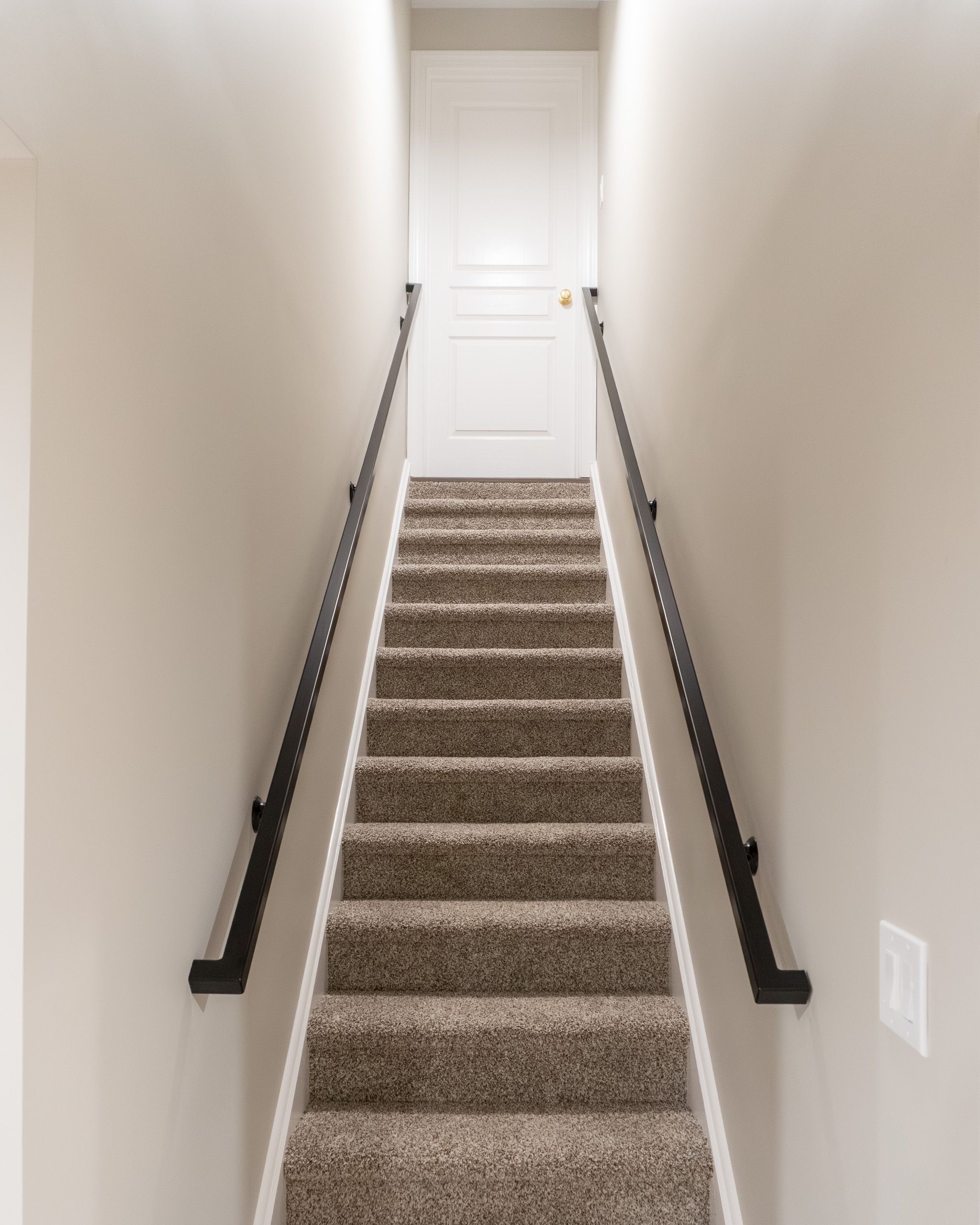 Stairs leading down to the basement