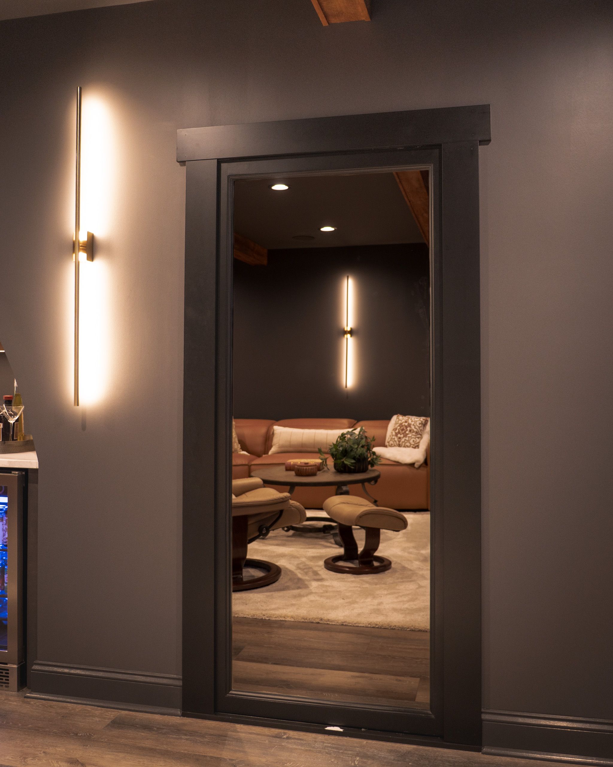 Hidden Door appearing as a mirror