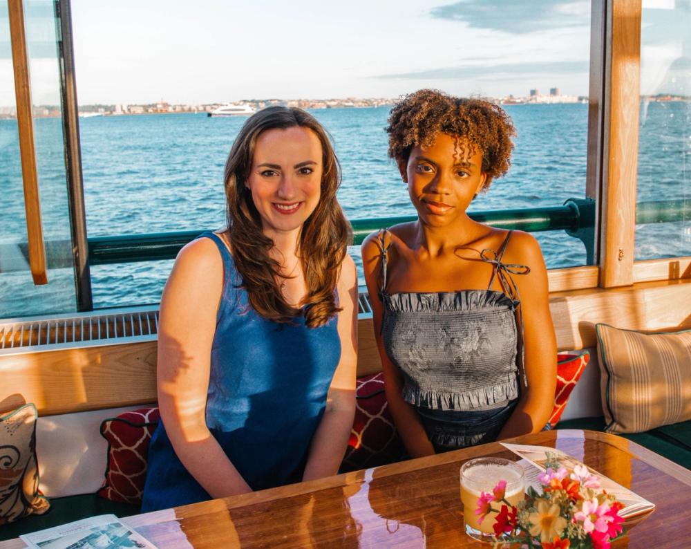 photo of Laura Hart and Quinn Coaxum