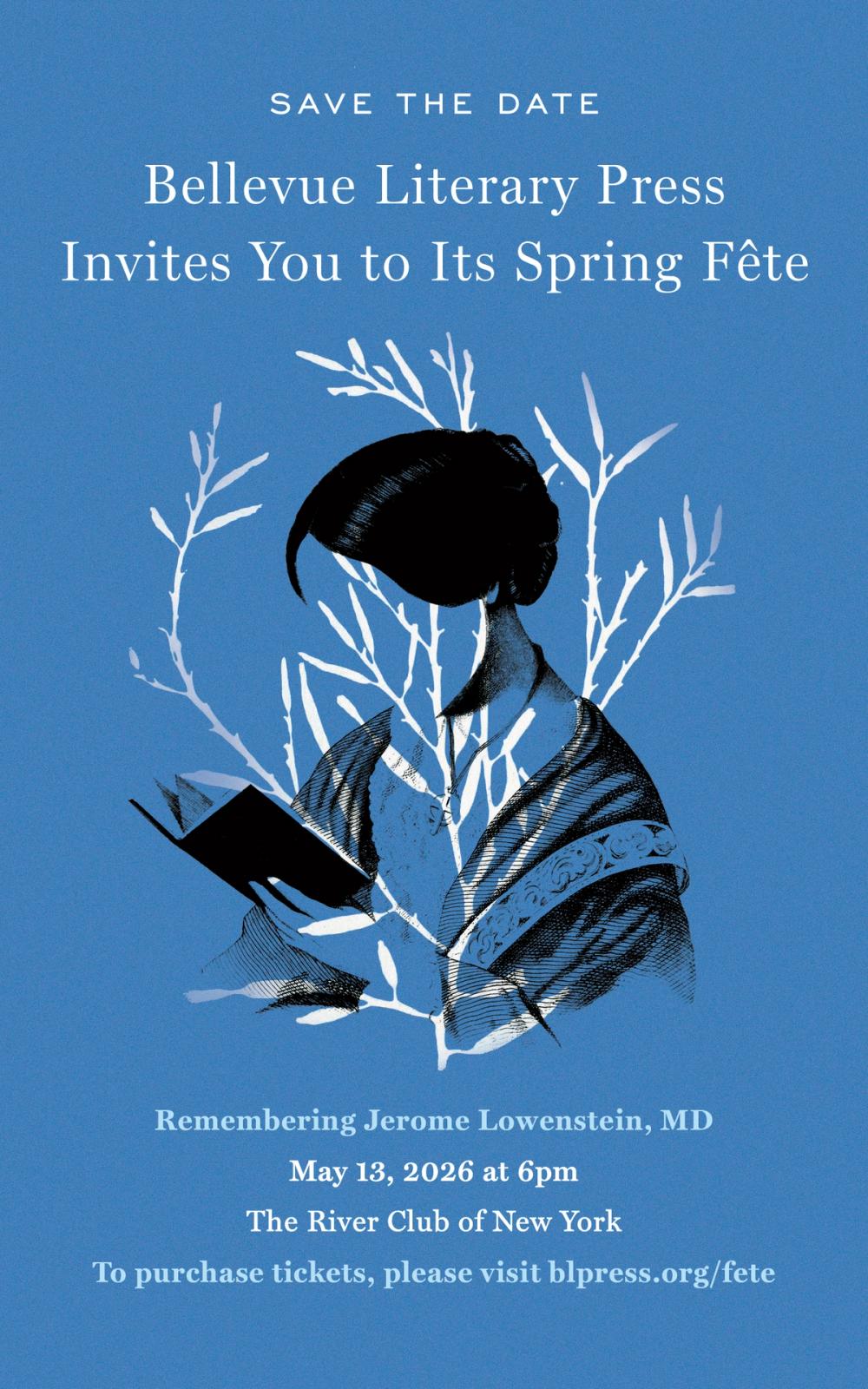 invitation to the BLP Spring Fête at the River Club on May 13th