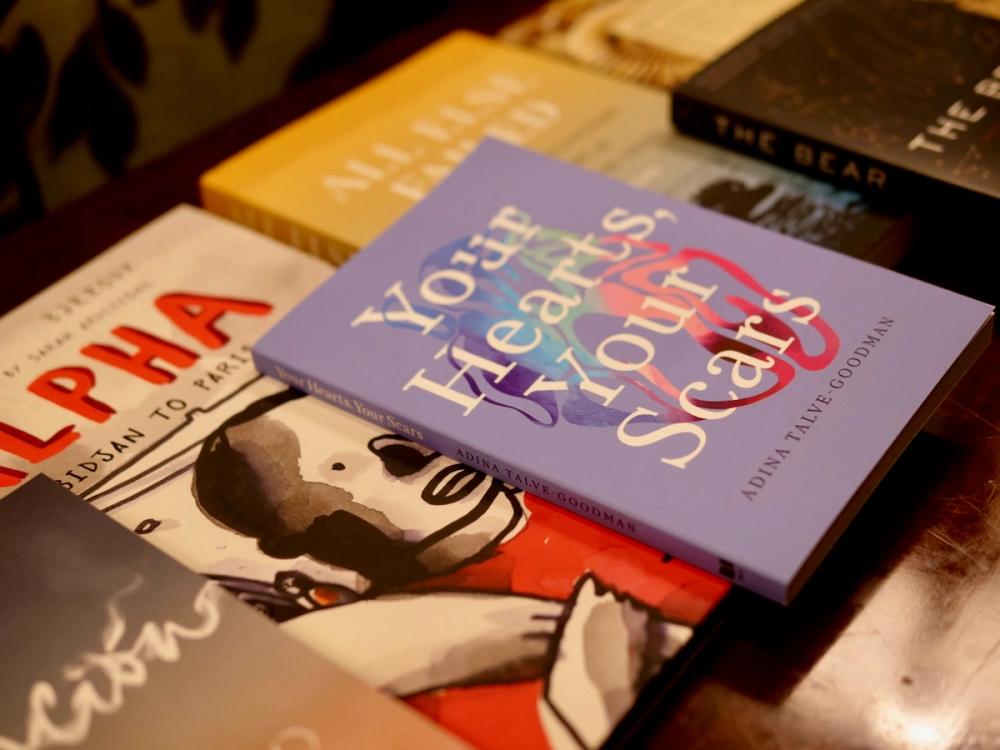 photo of BLP books on a table