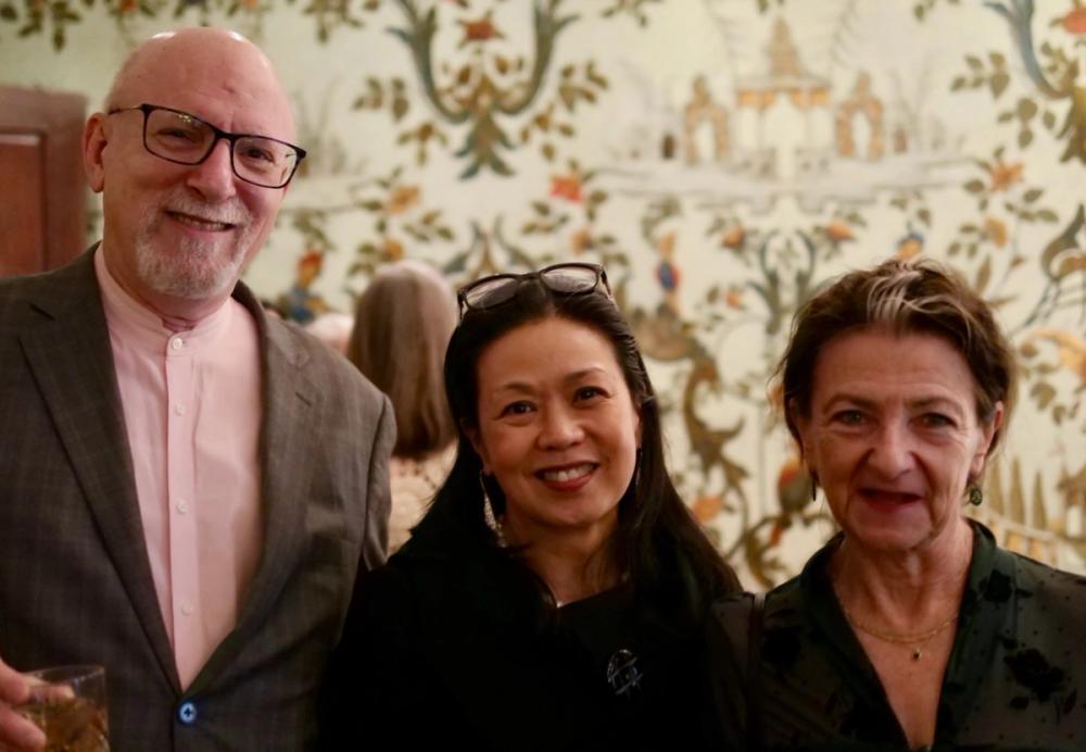 photo of Richard Newman, Andrea Louie, and Helen Benedict