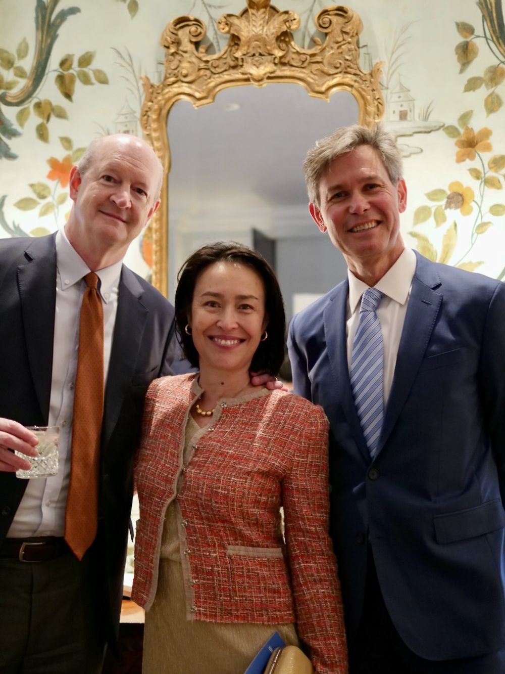 photo of David Cole, Aya Tanaka, and Andrew Krivak