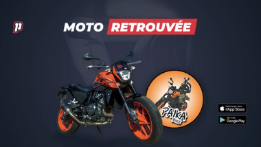 Stolen KTM 690 Duke found thanks to Pegase Moto