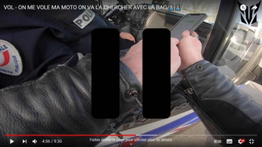 L'applicazione mobile Pégase Moto permette alla polizia di geolocalizzare la moto rubata