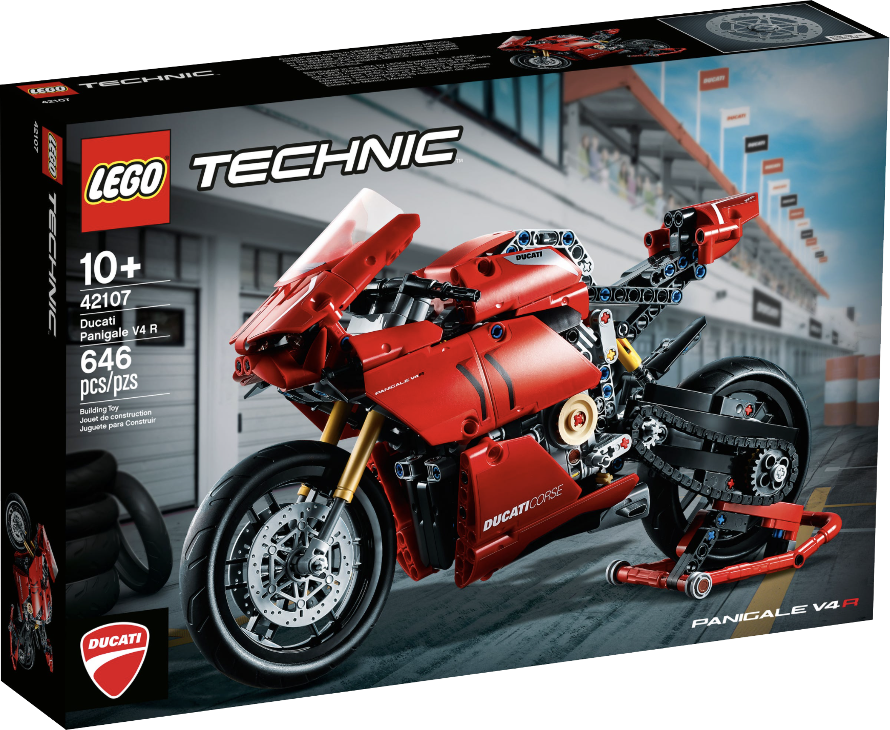 idée cadeau noël motard : Ducati Panigale V4 R Lego