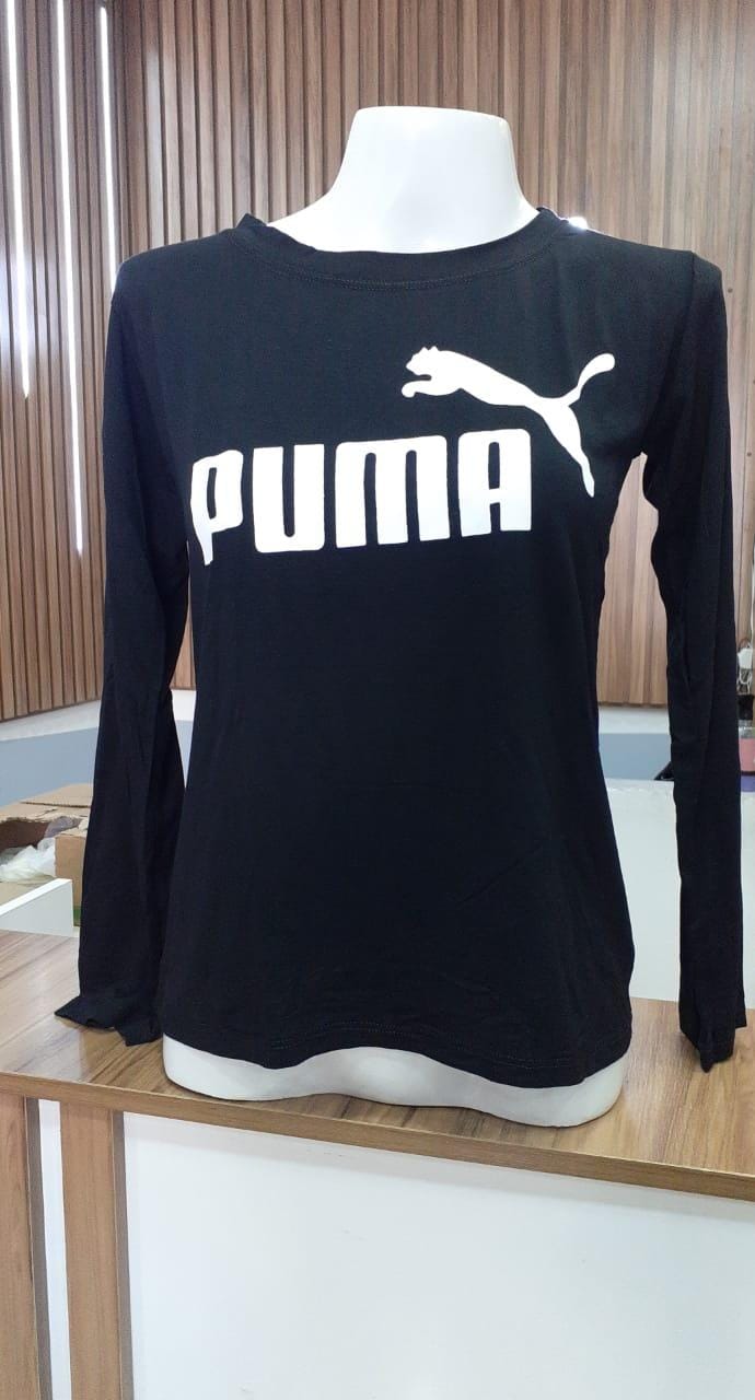 Camisetas de Manga Larga Puma Mujer