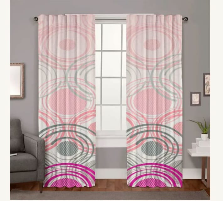 Juego de Cortinas en 2 Paños Microfibra Varios Diseños