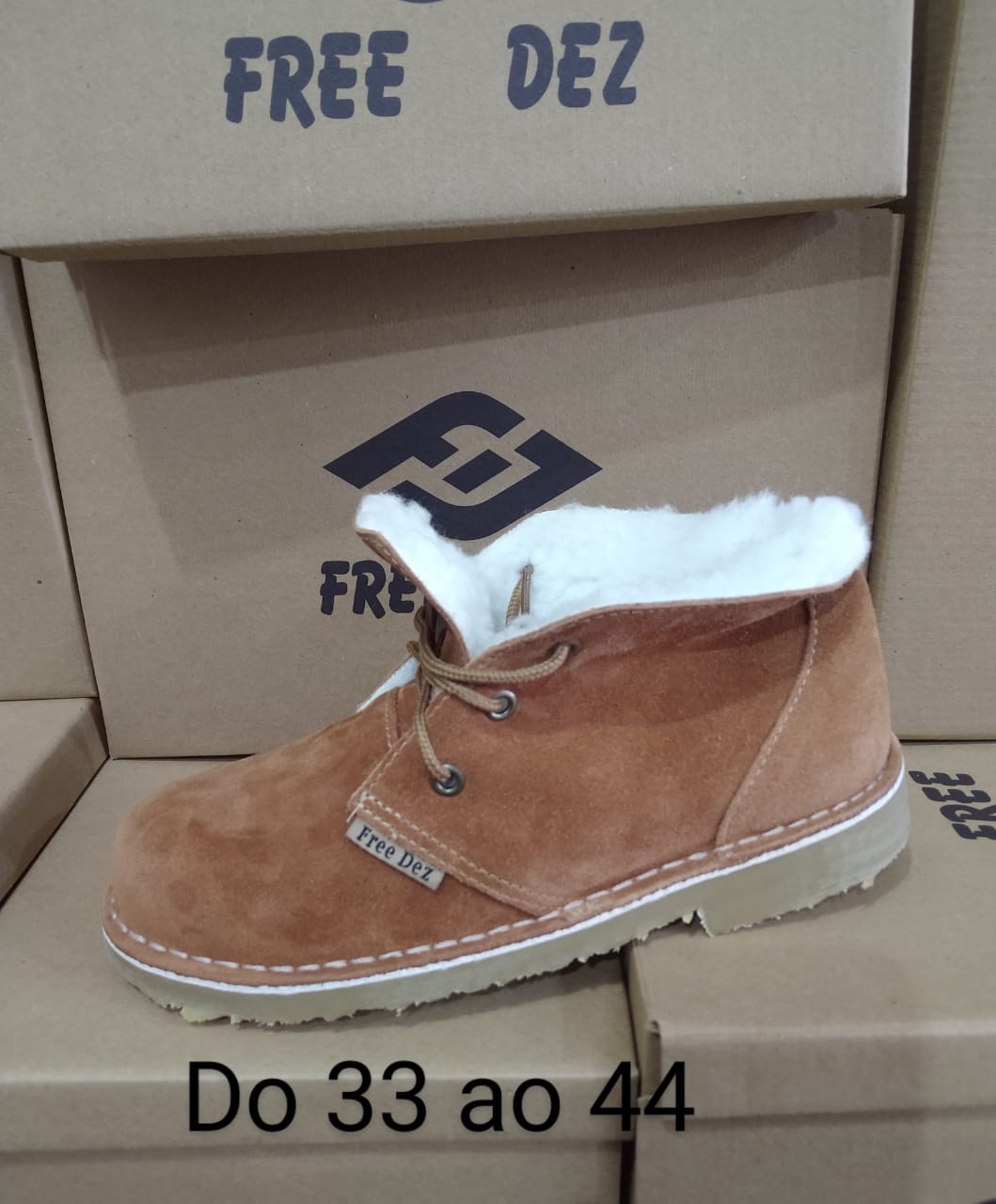 Botas Free Dez Corderito por Dentro