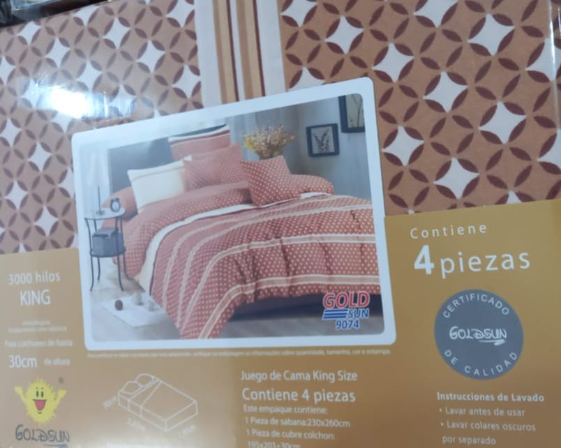 Sabanas Tamaño King Varios Diseños