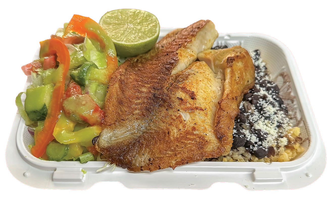 Grilled tilapia view 1