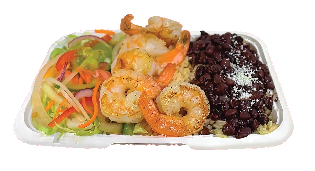 Grilled shrimp view 1