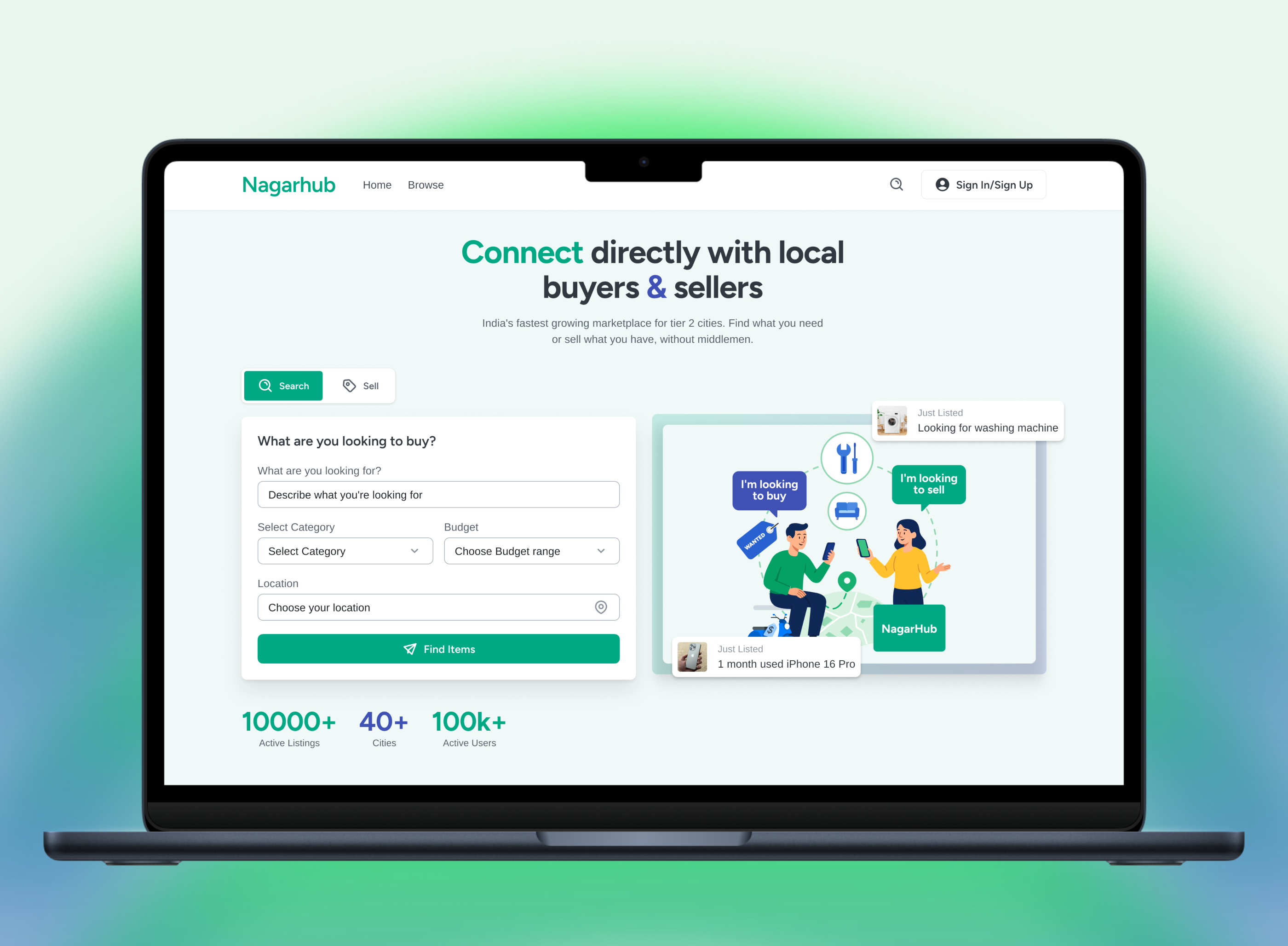 NagarHub V2 – Local Listings for Tier-2 Cities