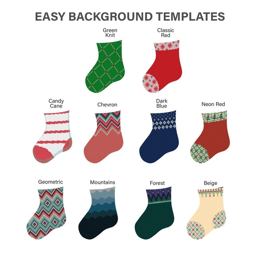 Christmas Stocking Holiday Ornaments
