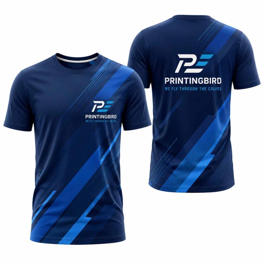 Men's full-color dye sublimated short sleeve performance shirts