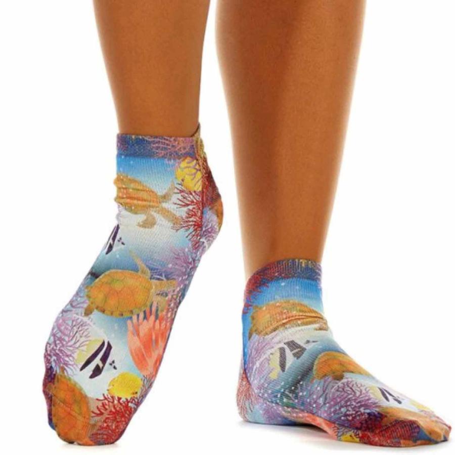 Full color custom sublimated low cut socks with personalized design