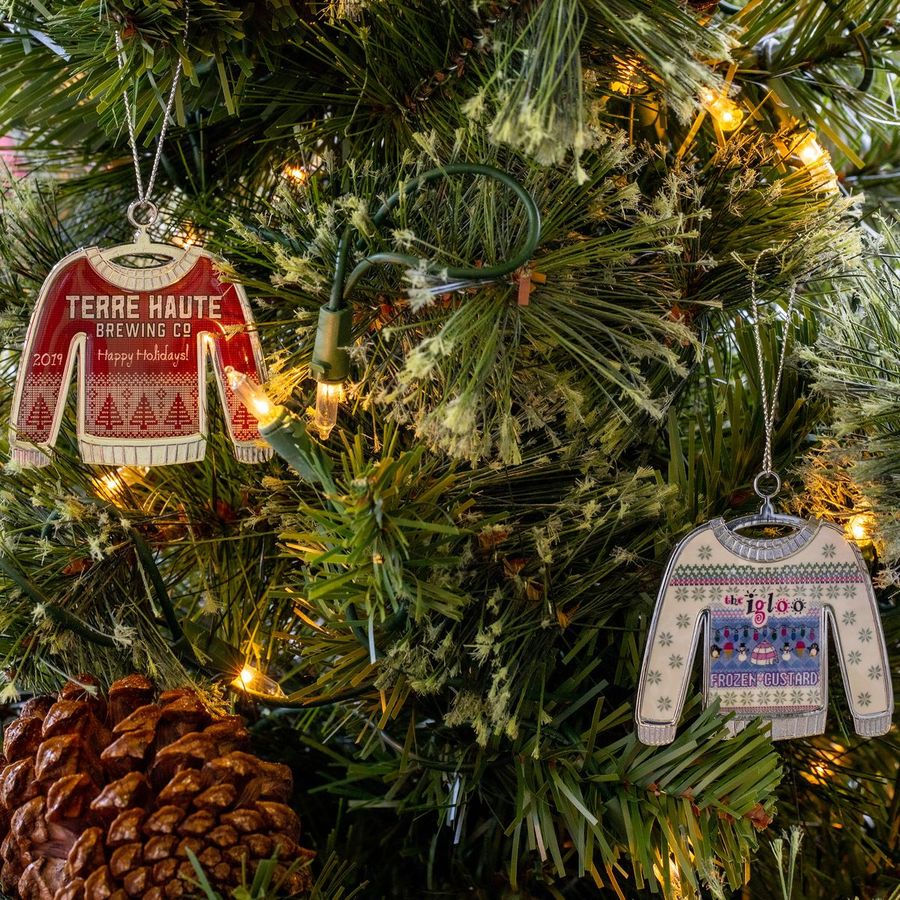 Customized Ugly Sweater Christmas Ornaments