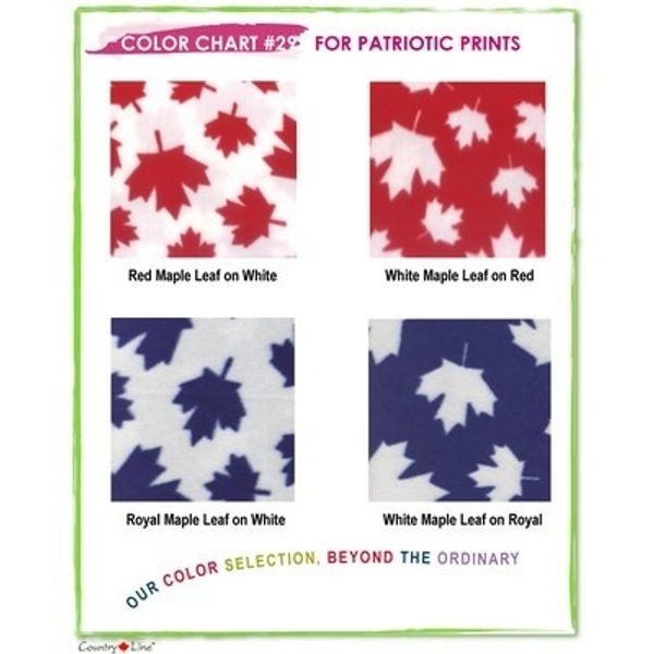 Blue Canadian Patriotic Santa Hats