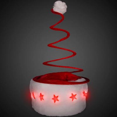Bulk Light Up Spring Tree Santa Hats