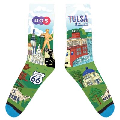 Tulsa OK Local City Custom Socks