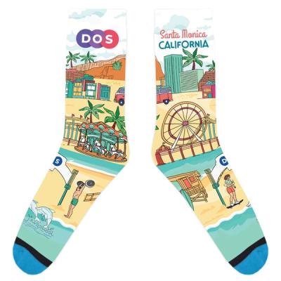 Santa Monica CA Local City Custom Socks
