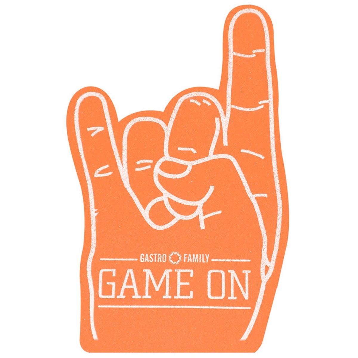 Hook 'em Horns Foam Hands