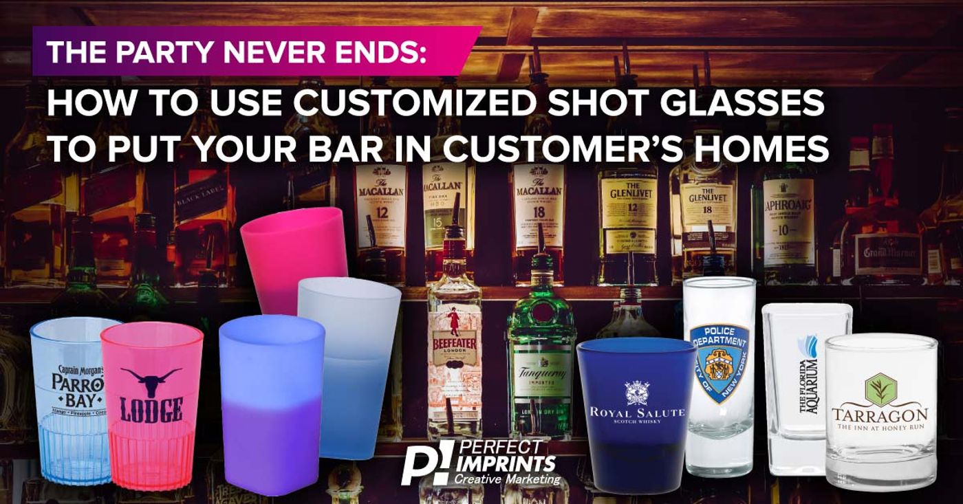 The Party Never Ends: How to Use Customized Shot Glasses to Put Your Bar in Customer's Homes