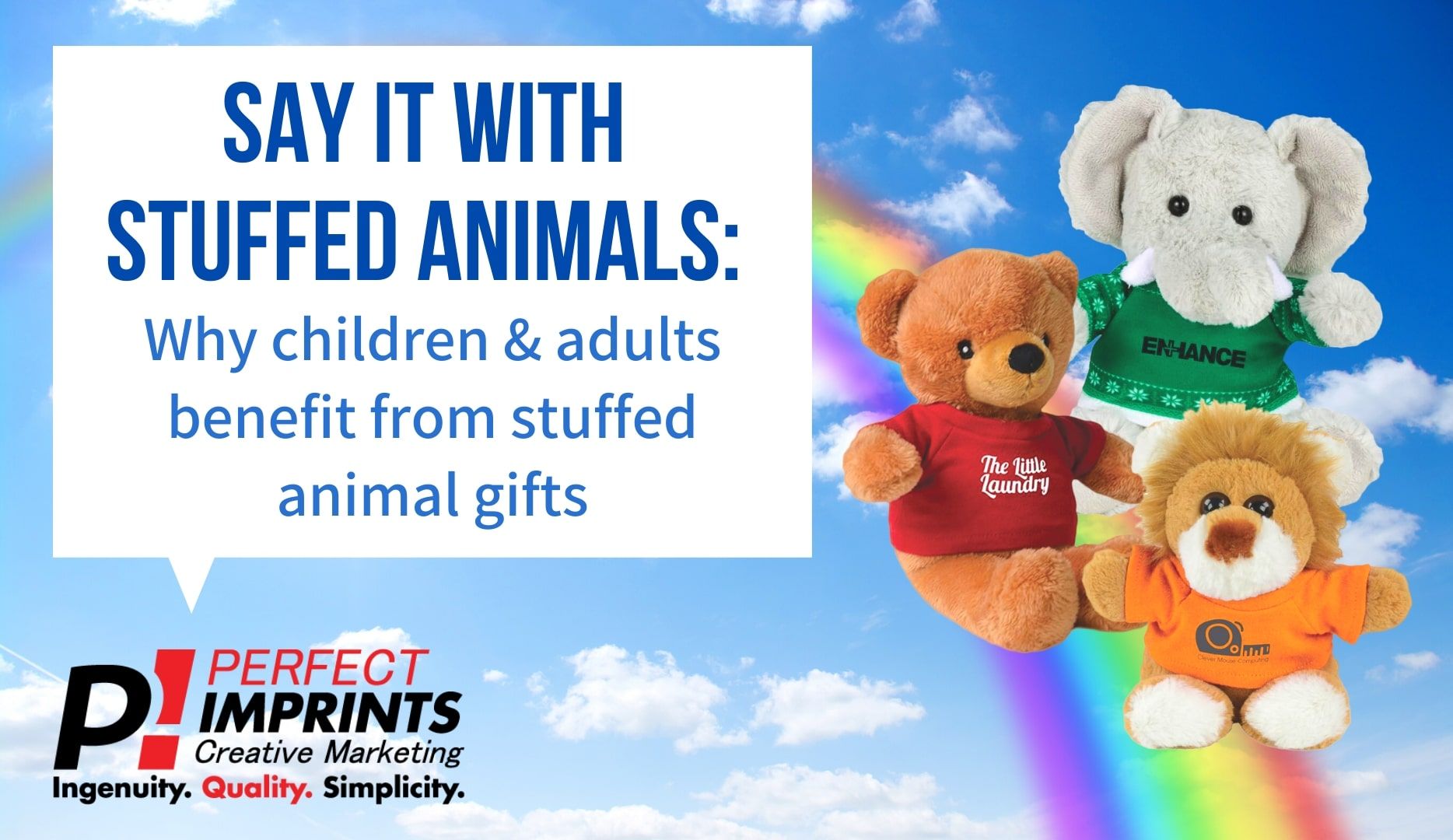 Say It With Stuffed Animals: Why Children & Adults Benefit From Stuffed Animal Gifts