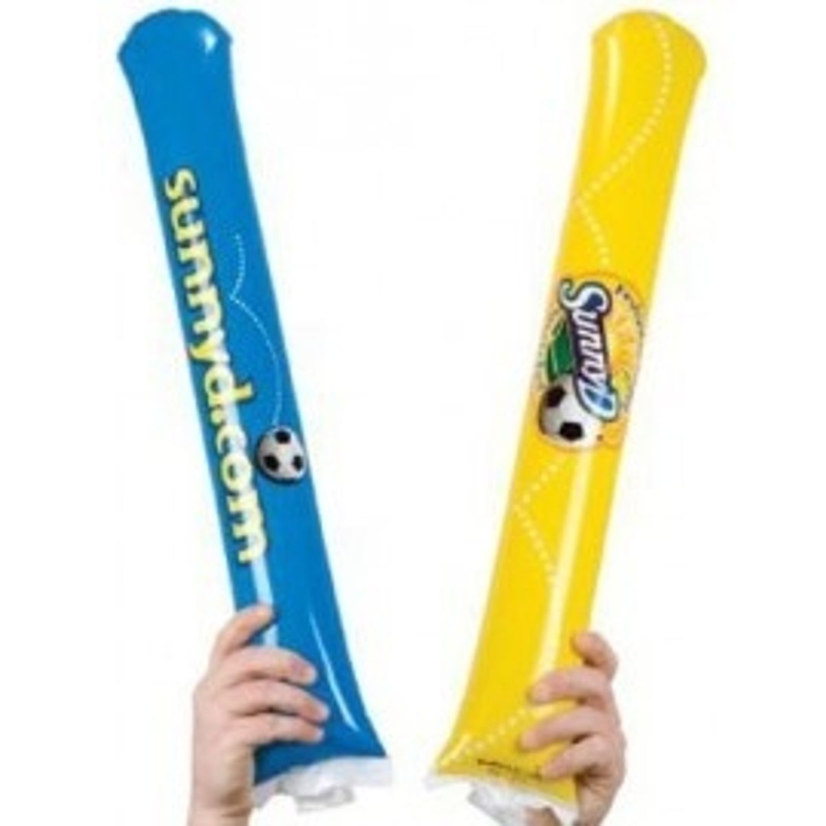 Custom football noisemakers - thundersticks - BamBams - Thunderstix