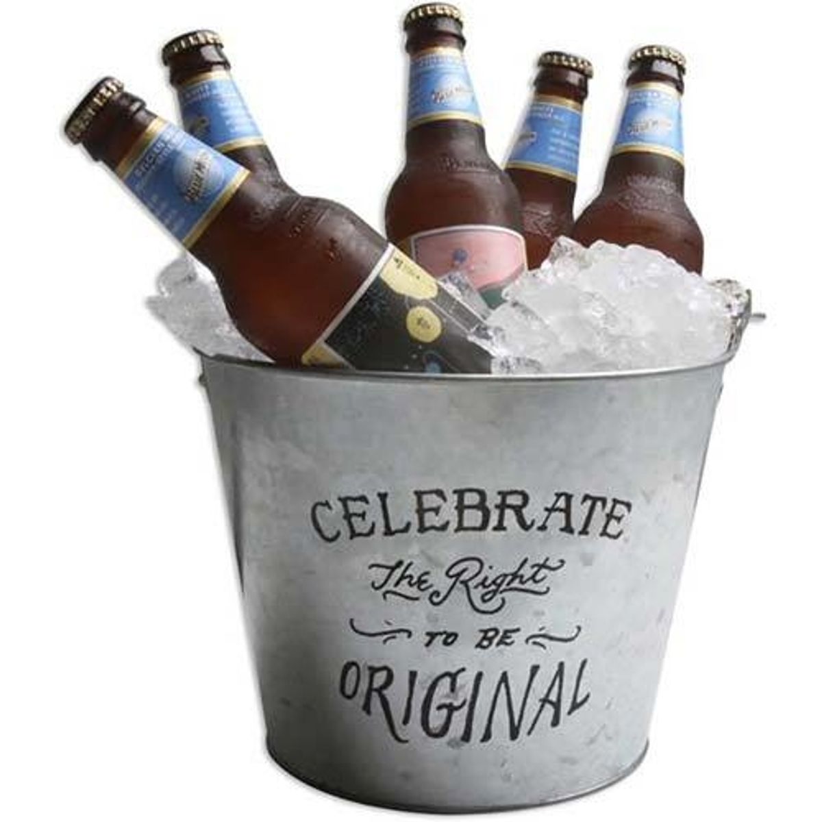 Custom Galvanized Beer Buckets