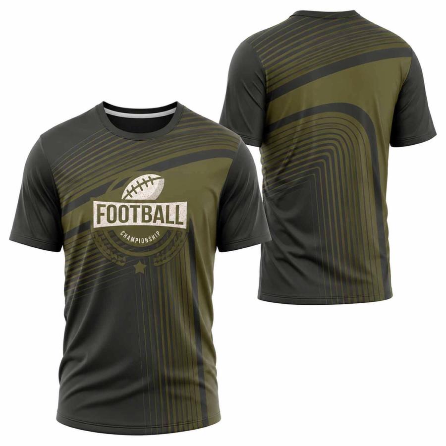 Custom 150 GSM men's short sleeve sports shirt with all-over sublimation