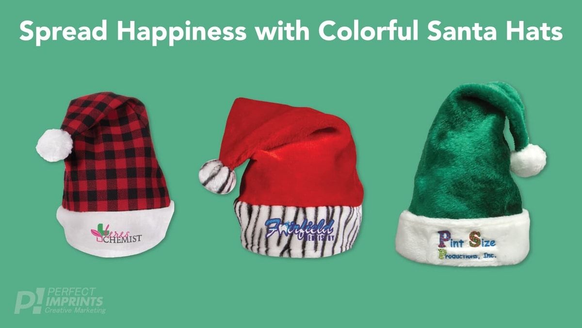 Spread Happiness with Colorful Santa Hats