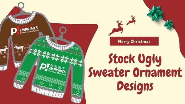 Stock Ugly Sweater Ornament Designs