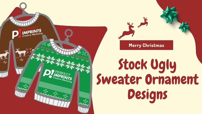 Stock Ugly Sweater Ornament Designs