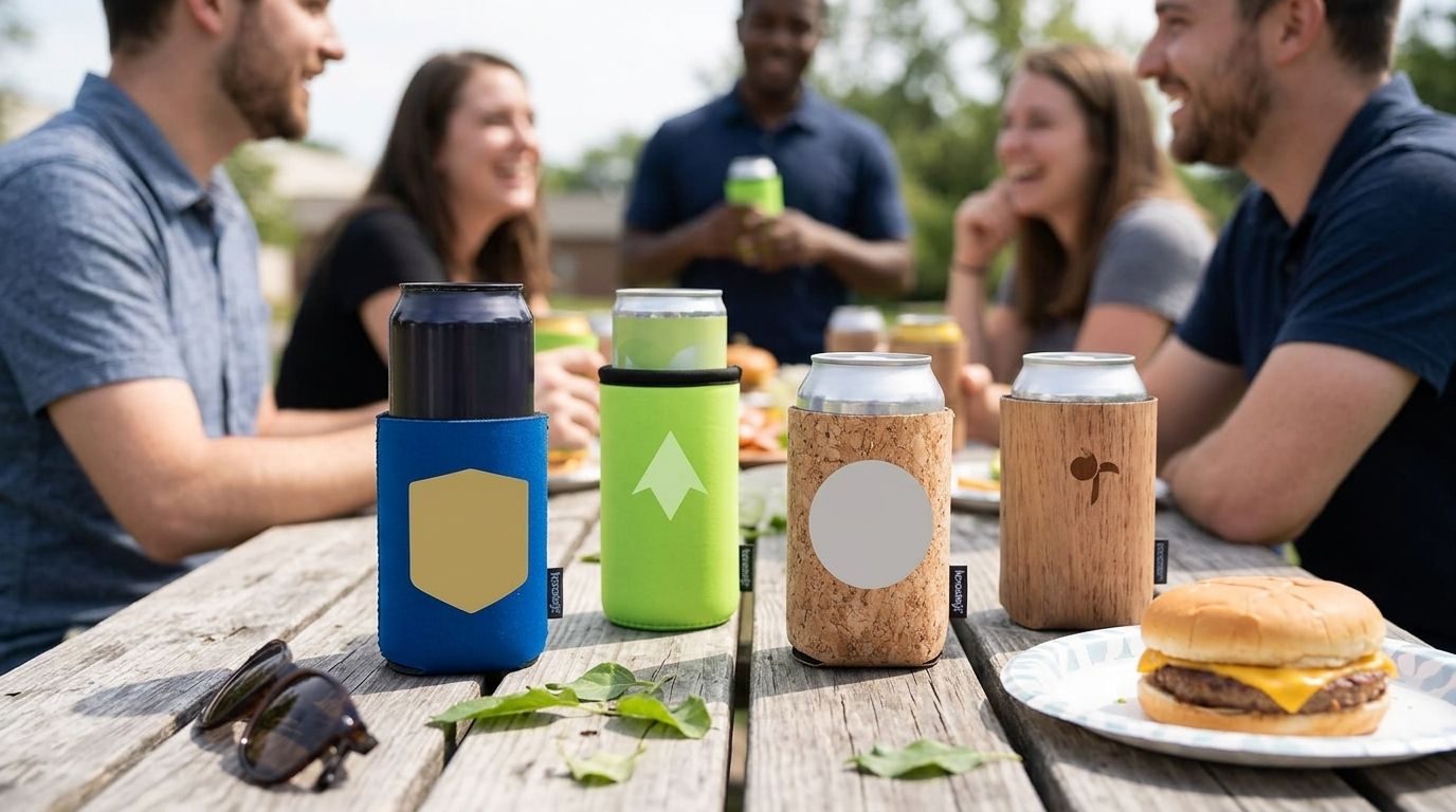 9 Custom Koozie Ideas for Trade Shows, Employee Gifts, and Client Appreciation