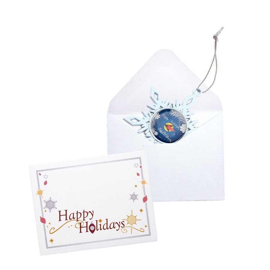 White Snowflake Custom Christmas Ornaments