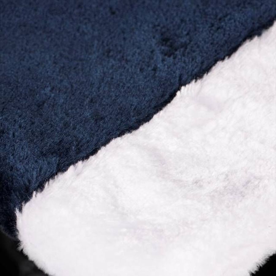 Custom Blue Santa Hats in Bulk