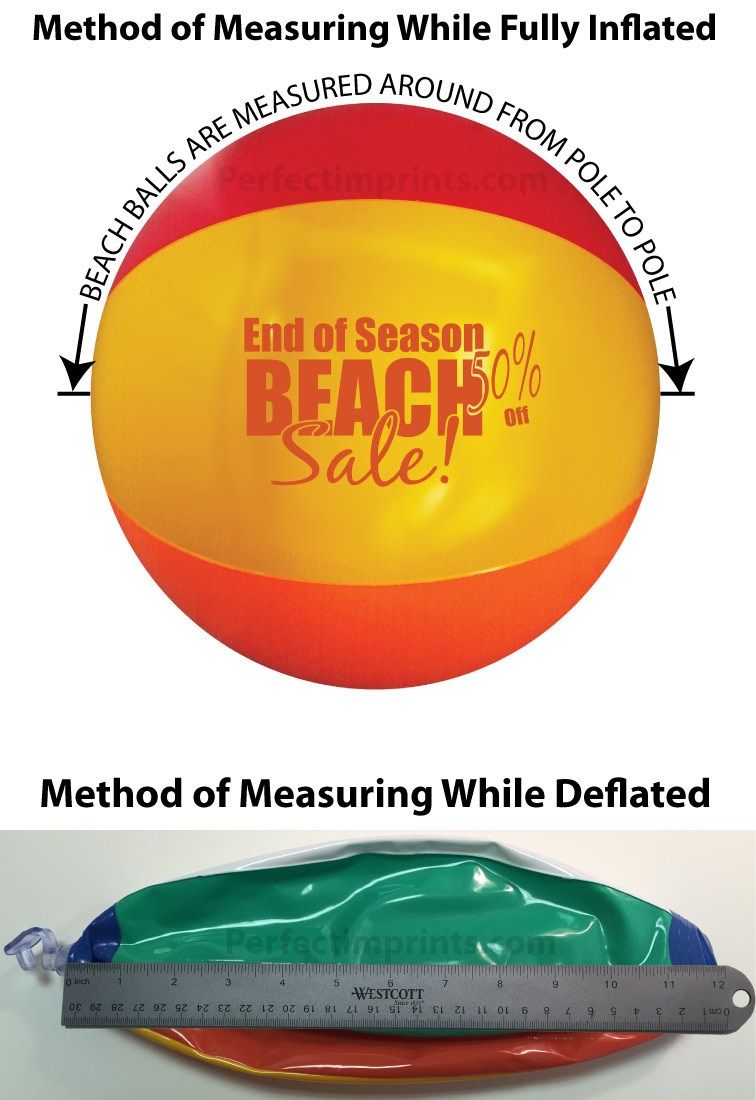 How to Measure Beach Balls