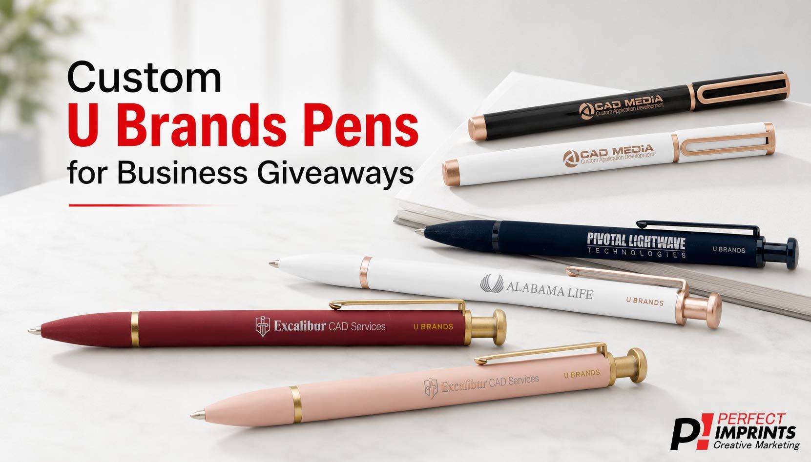 Custom U Brands Pens for Business Giveaways