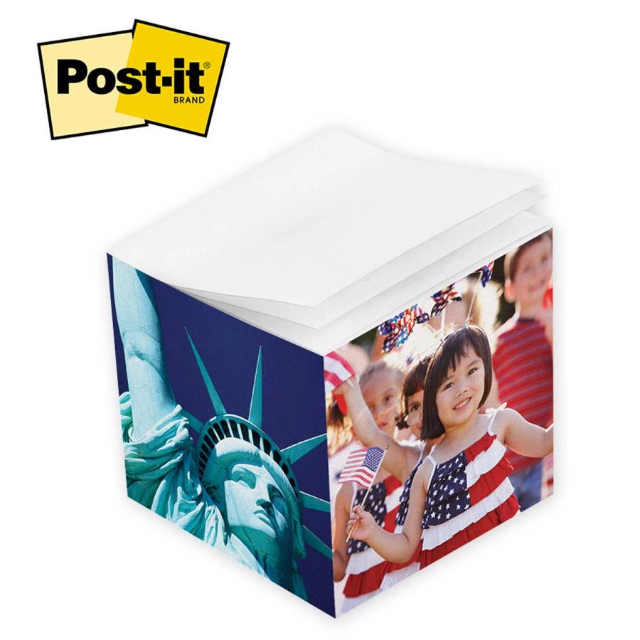 Full-Color Printed Post-It Note Cubes