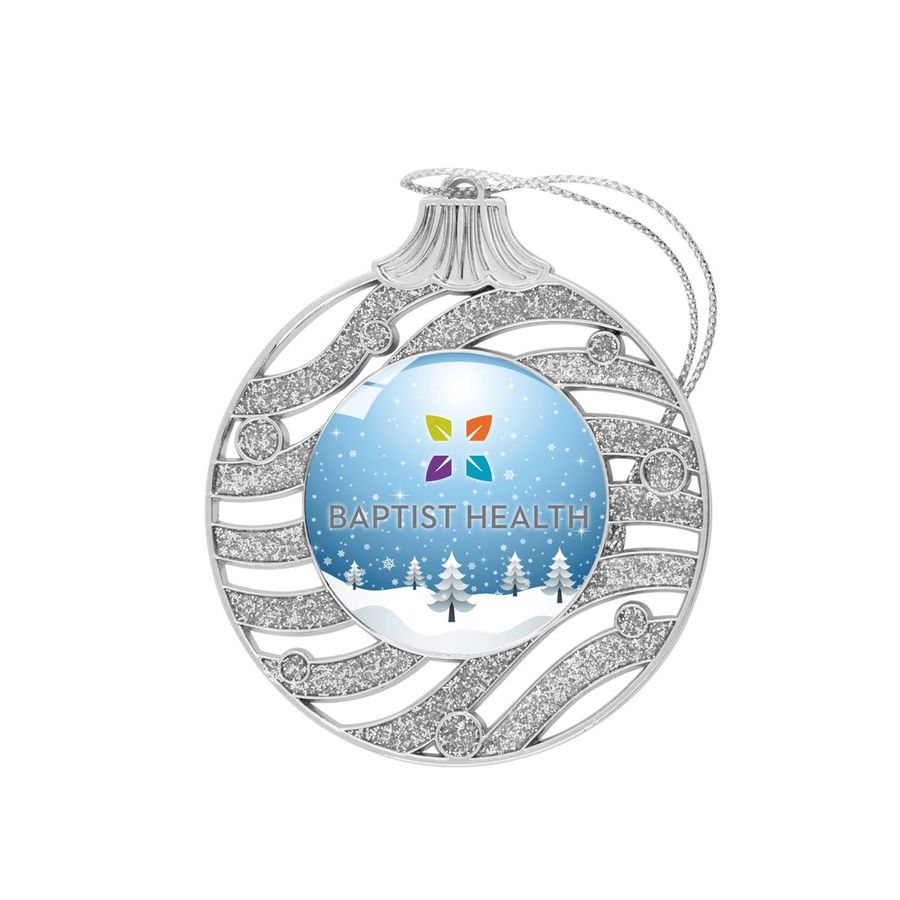 Glitter Bulb Custom Christmas Ornaments
