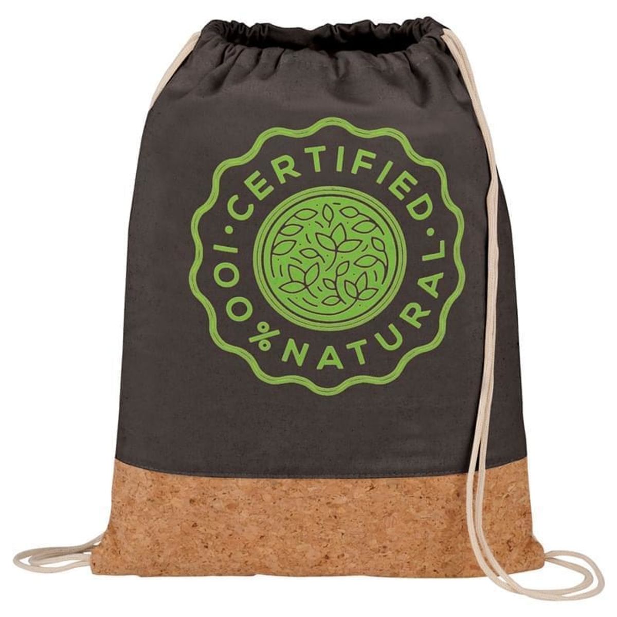 Cork Bottom Drawstring Bags