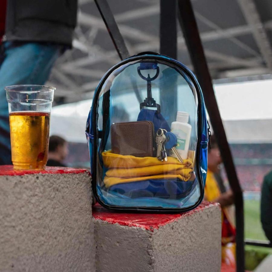 Translucent Stadium Bags - Blue