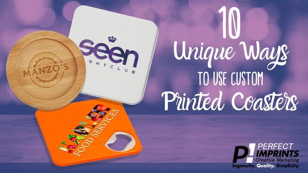 10 Unique Ways to Use Custom Printed Coasters