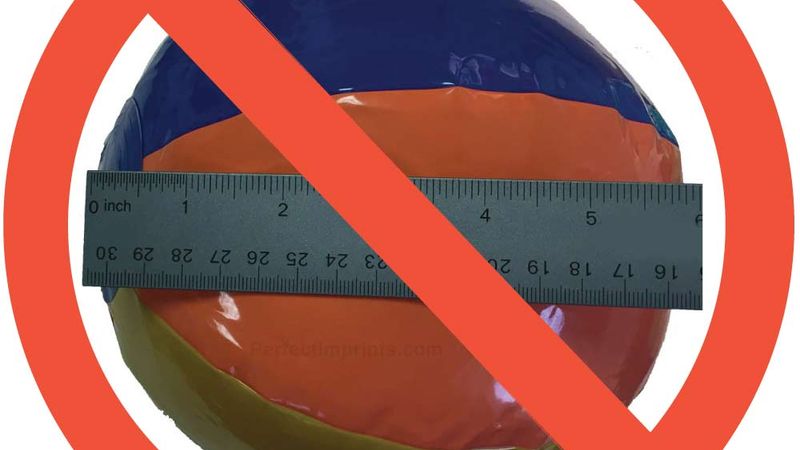 Measuring Promotional Beach Balls