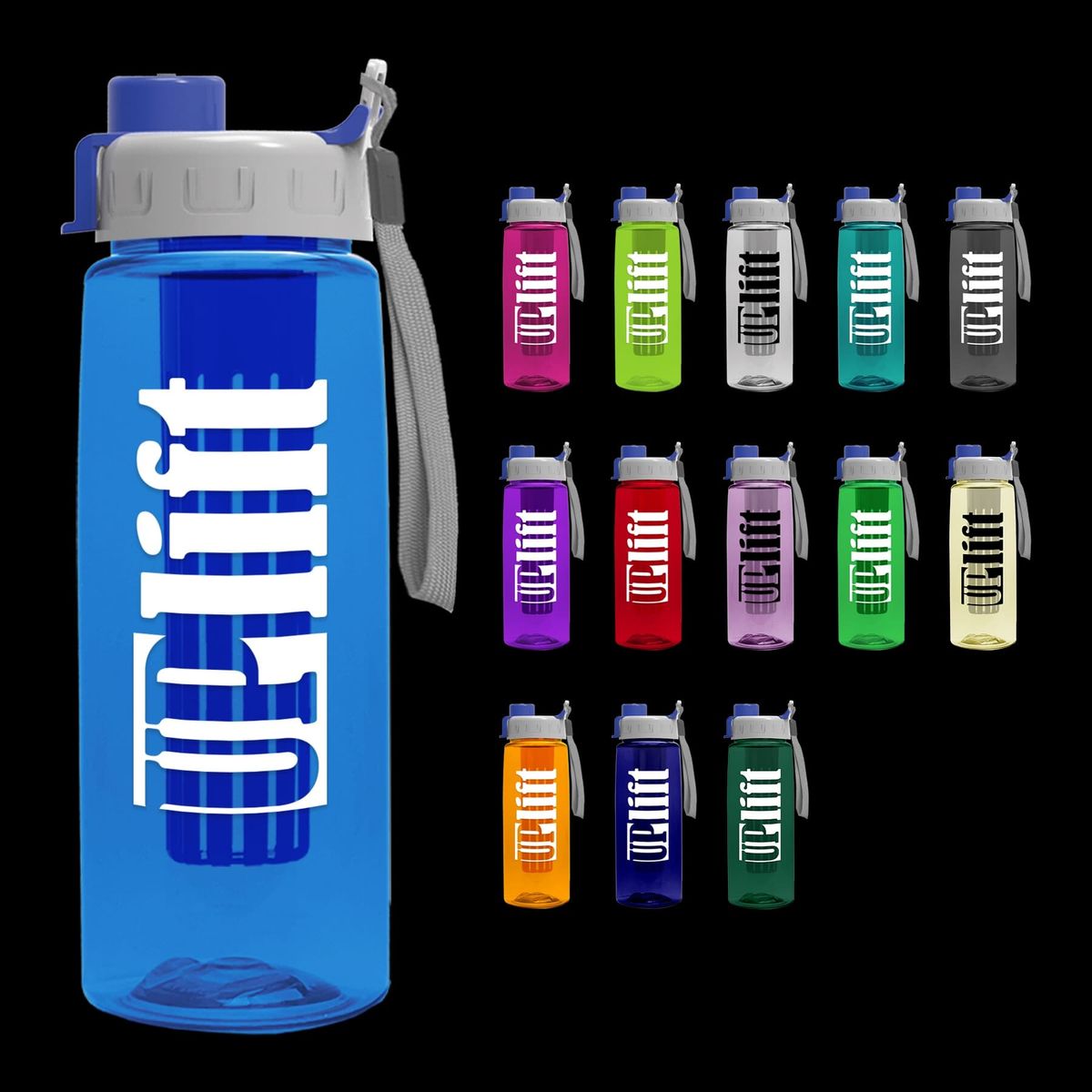 Custom Printed Tritan Infuser Bottles