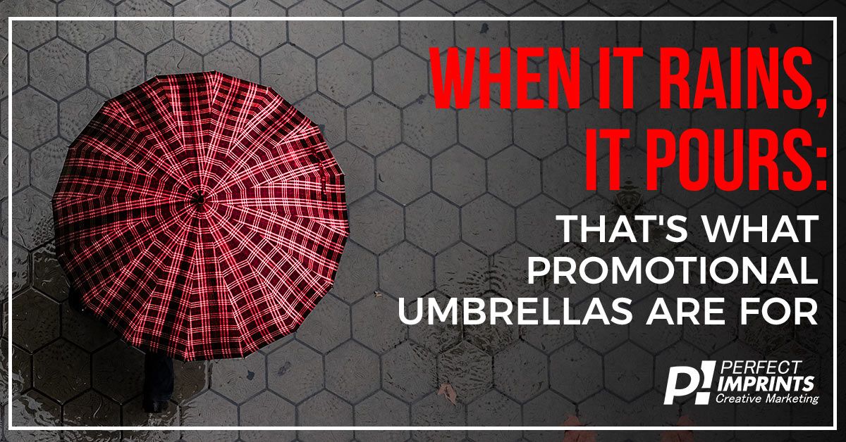 When It Rains, It Pours: That's What Promotional Umbrellas Are For